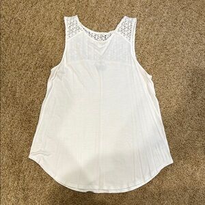 Old Navy White Lace Detail Women's Top